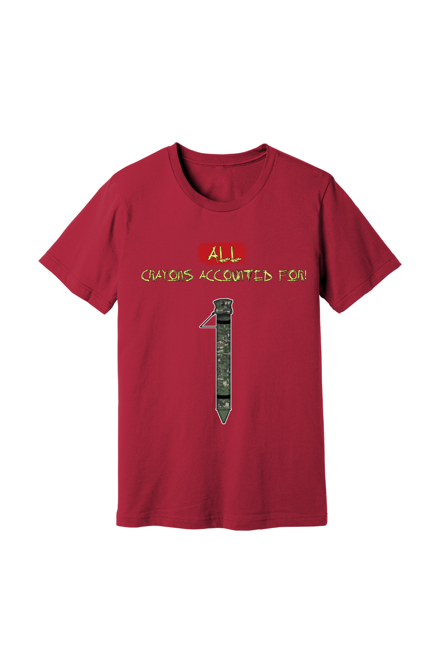 All Crayons Accounted For Short Sleeve